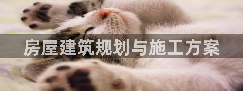 先锋娱乐上分：房屋建筑规划与施工方案