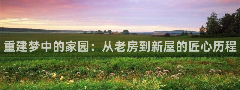 先锋娱乐游戏上分网址：重建梦中的家园：从老房到新屋的匠心历程