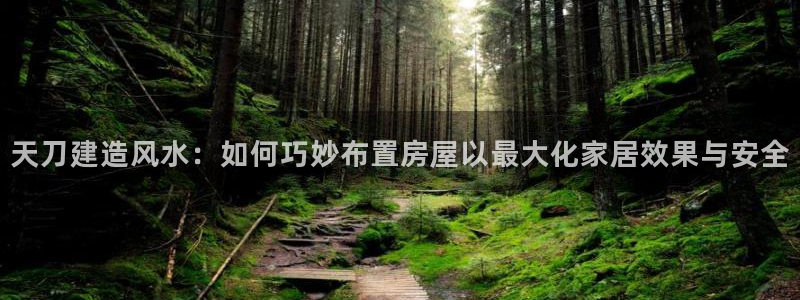 先锋娱乐管理集团：天刀建造风水：如何巧妙布置房屋以最大化家居效果与安全